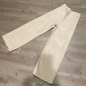 ZARA - THE MARINE STRAIGHT in size 6 BREIGE